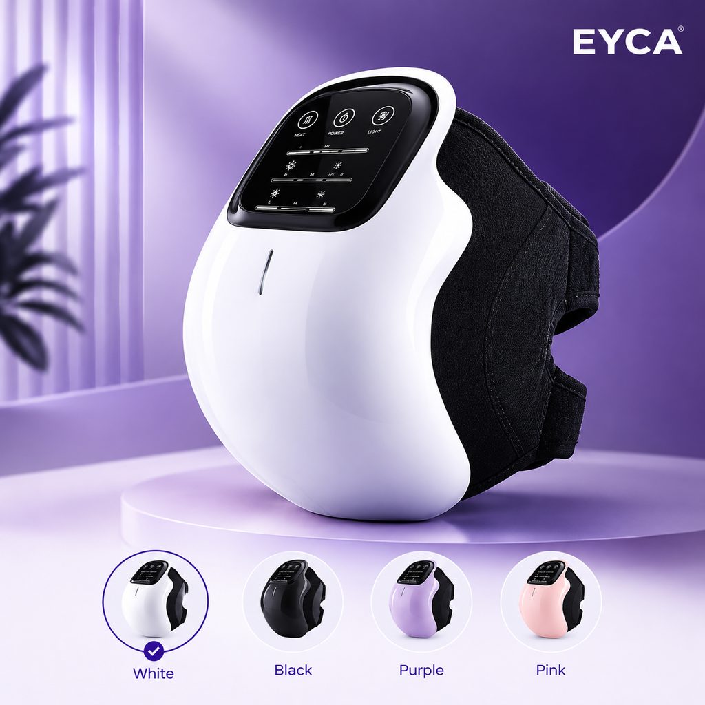 Cordless Knee Massager – 3‑in‑1 Heat, Vibration & Red Light Therapy for Joint Comfort